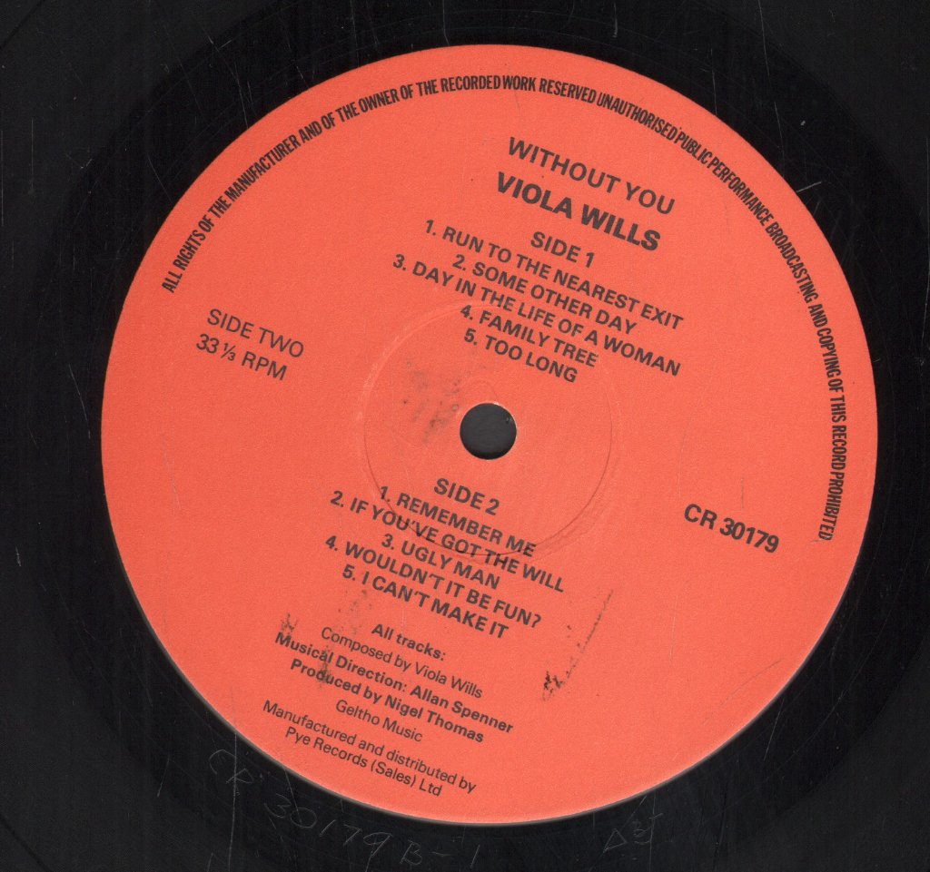 Viola Wills - Without You - Lp
