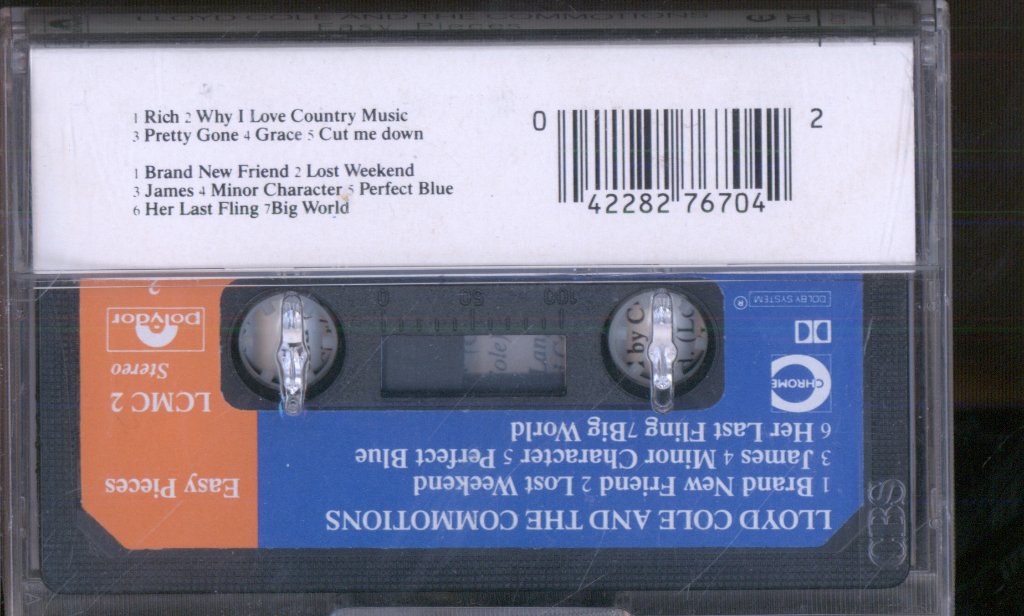 Lloyd Cole & The Commotions - Easy Pieces - Cassette