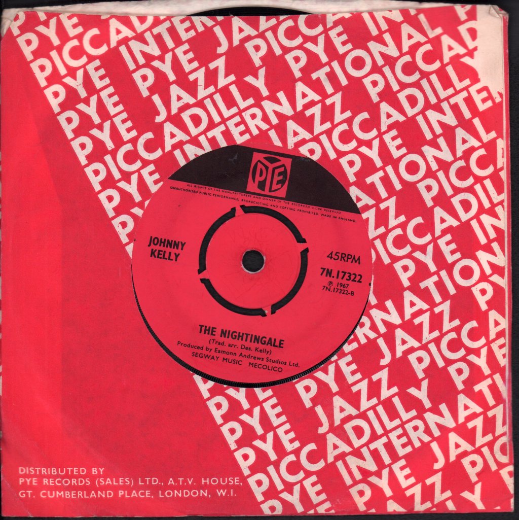 Johnny Kelly - Black Velvet Band - 7 Inch