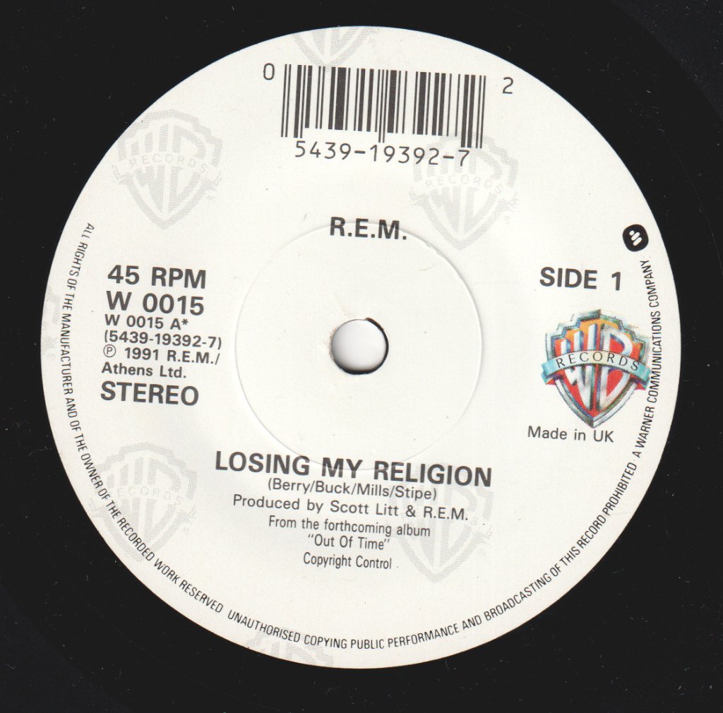 REM - Losing My Religion - 7 Inch