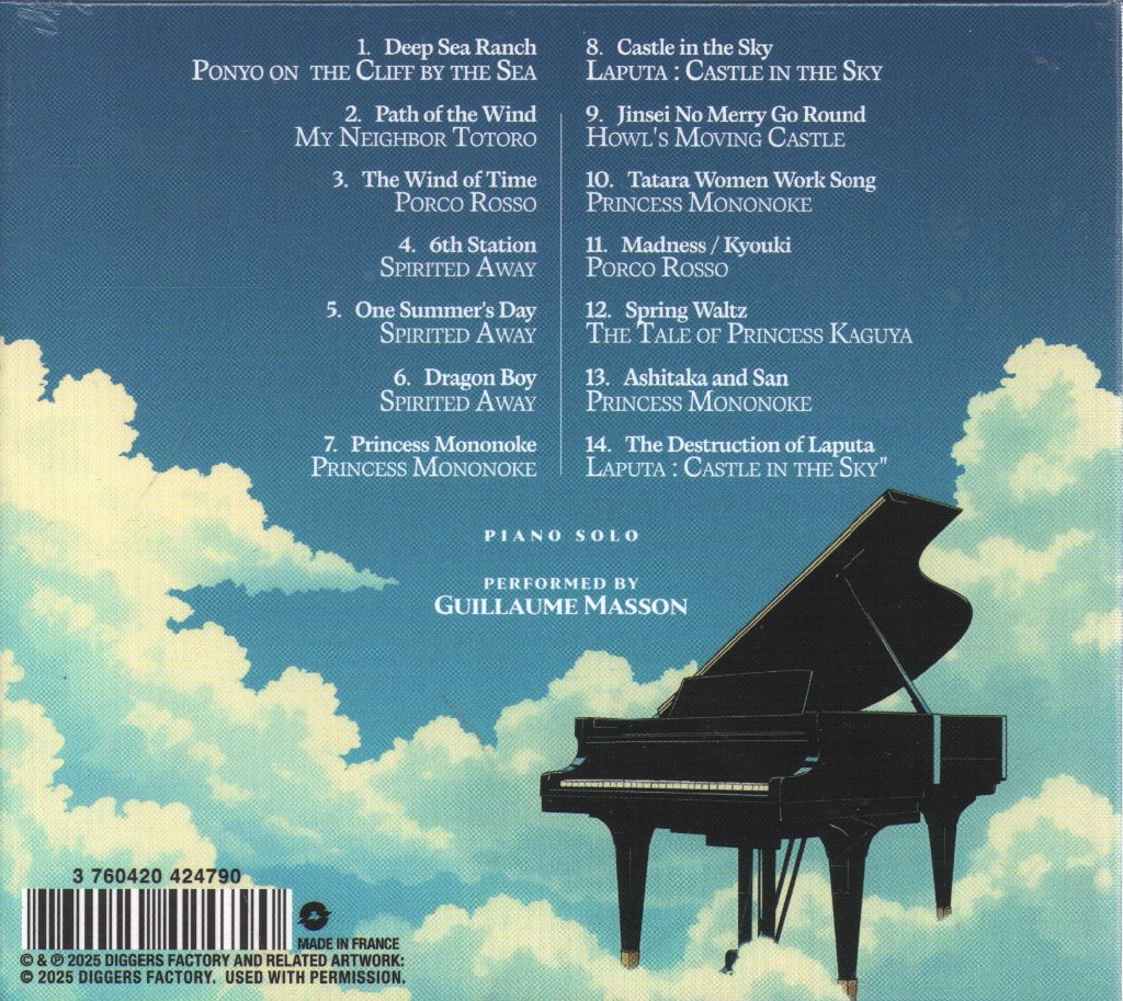 Guillaume Masson - Music From Ghibli Movies - Cd