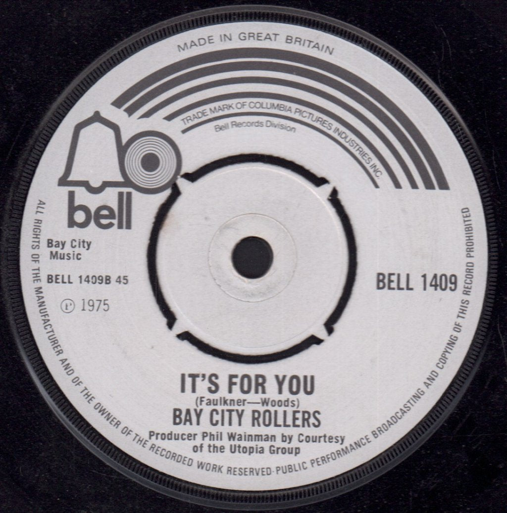 Bay City Rollers - Bye Bye Baby - 7 Inch