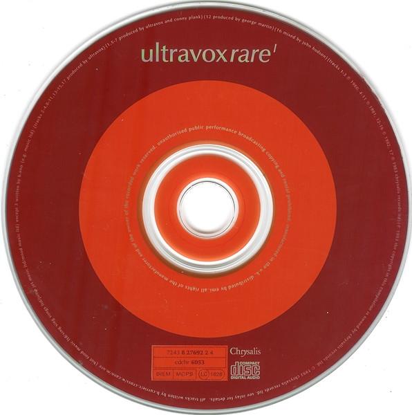 Ultravox - Rare 1 - Cd
