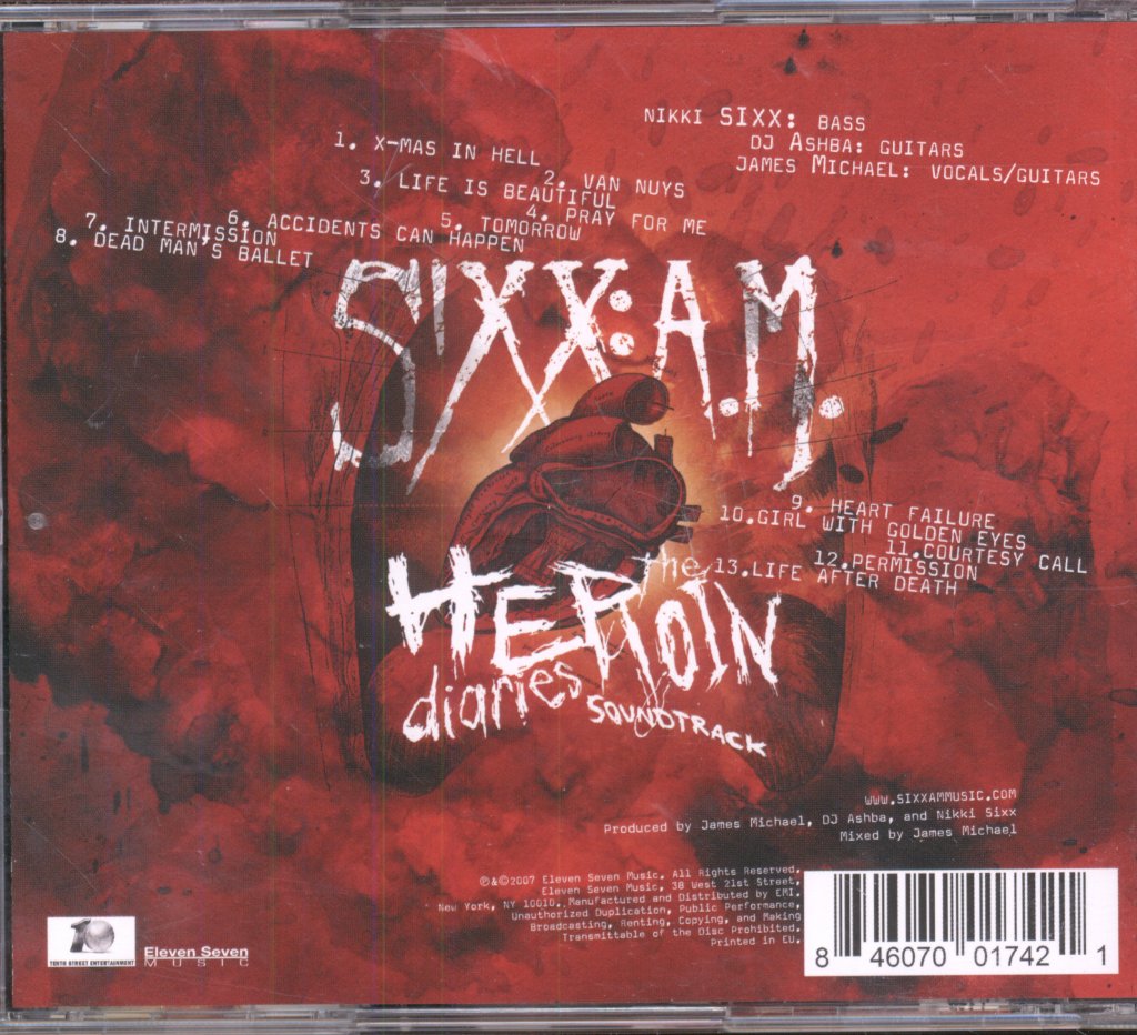 Sixx:A.M. - Heroin Diaries Soundtrack - Cd