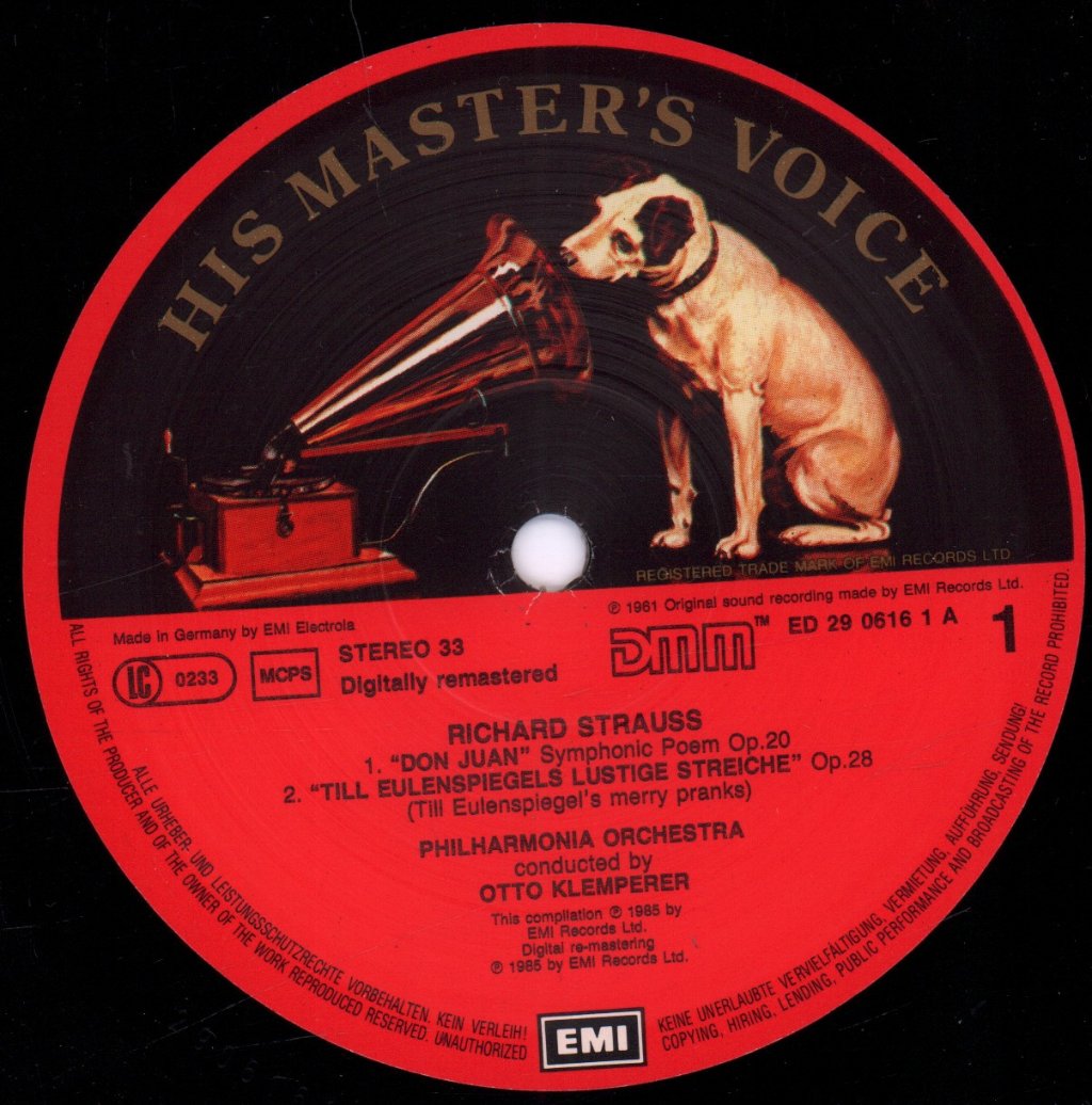 Philharmonia Orchestra - strauss Tod Und Verklarung - Lp