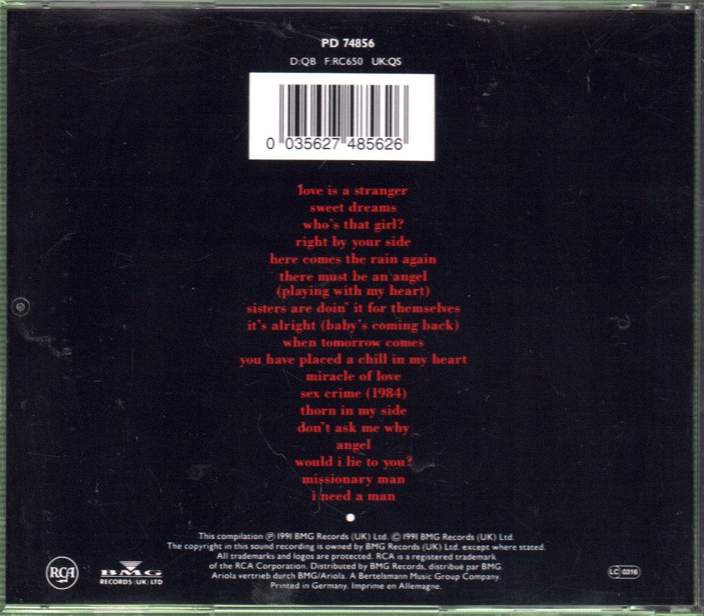 Eurythmics - Greatest Hits - Cd