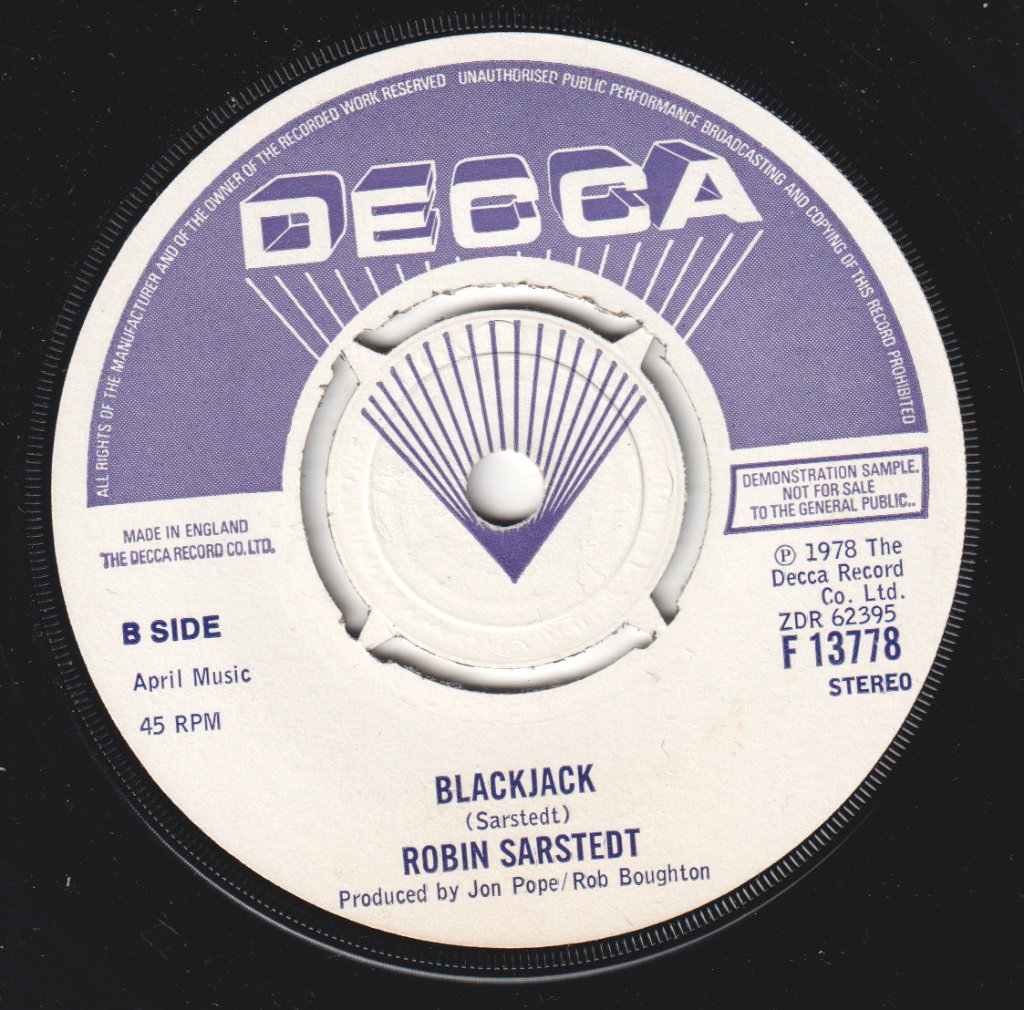 Robin Sarstedt - French Waltz - 7 Inch