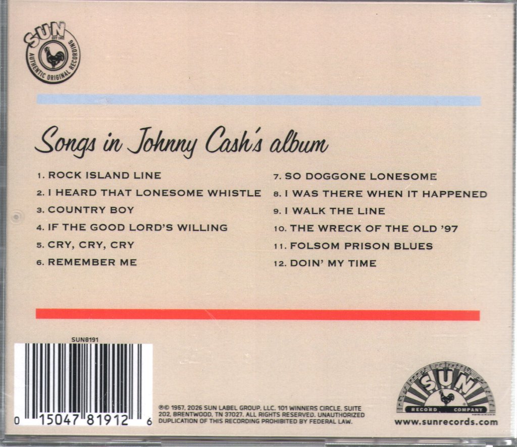 Johnny Cash - With His Hot and Blue Guitar - Cd