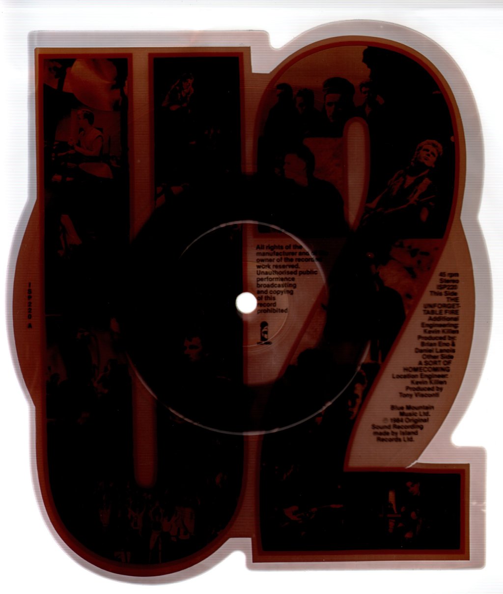 U2 - Unforgettable Fire - 7 Inch