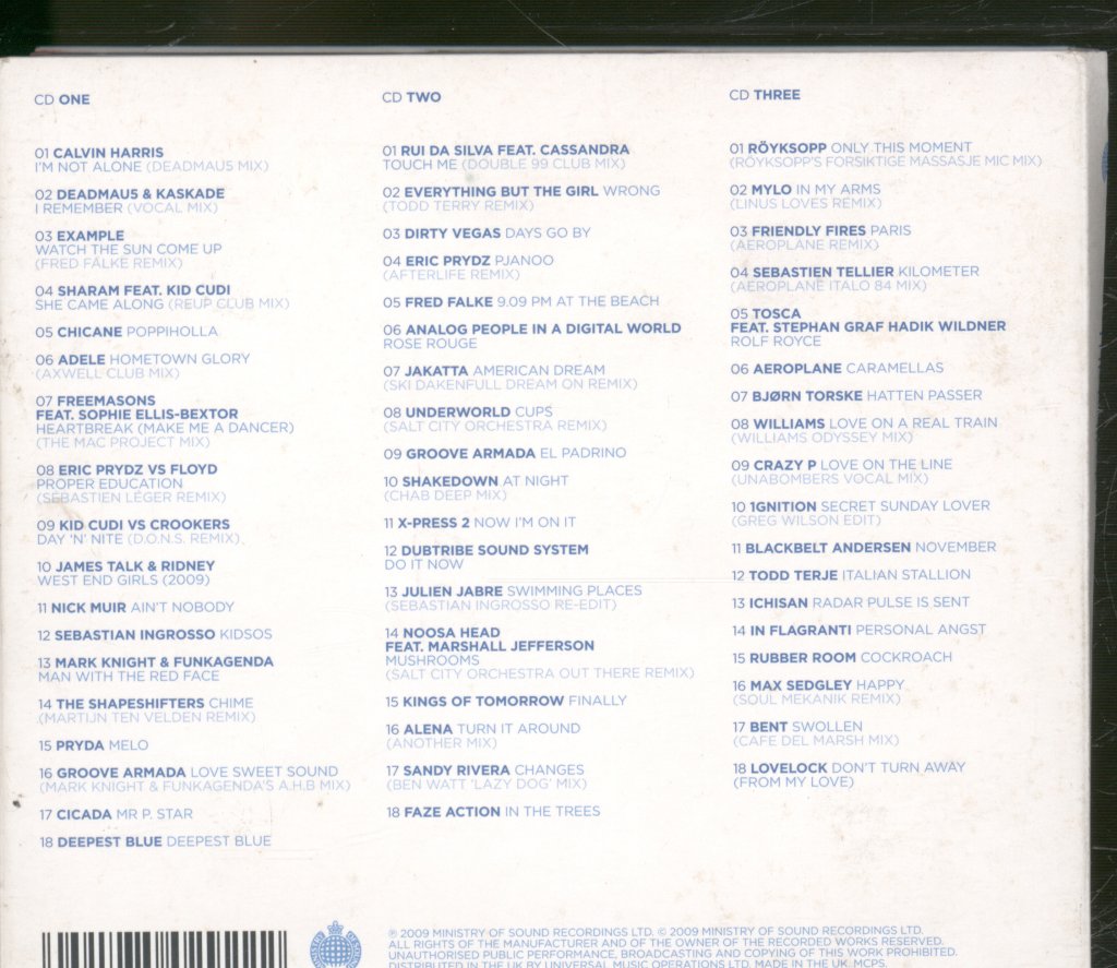 Various Artists - Chilled House Session - Triple Cd