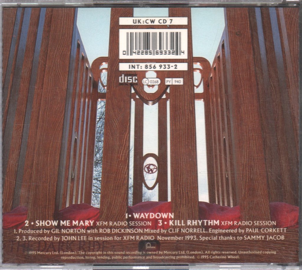 Catherine Wheel (Shoegazing Group) - Waydown - Cd