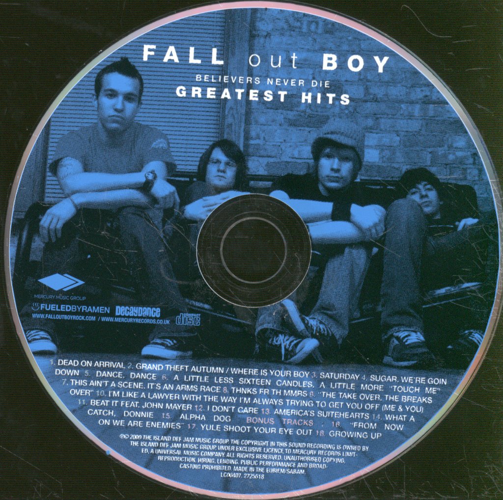 Fall Out Boy - Believers Never Die - Greatest Hits - Cd