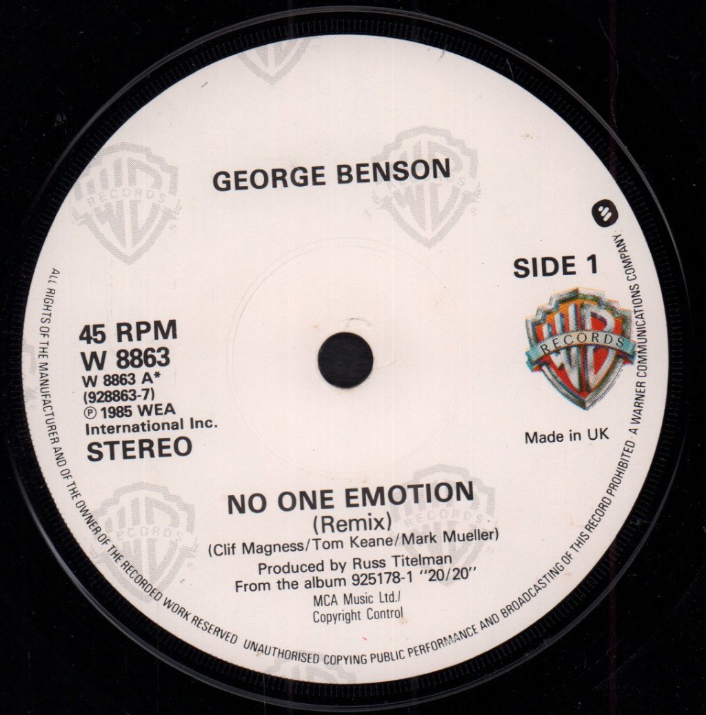 George Benson - No One Emotion - 7 Inch