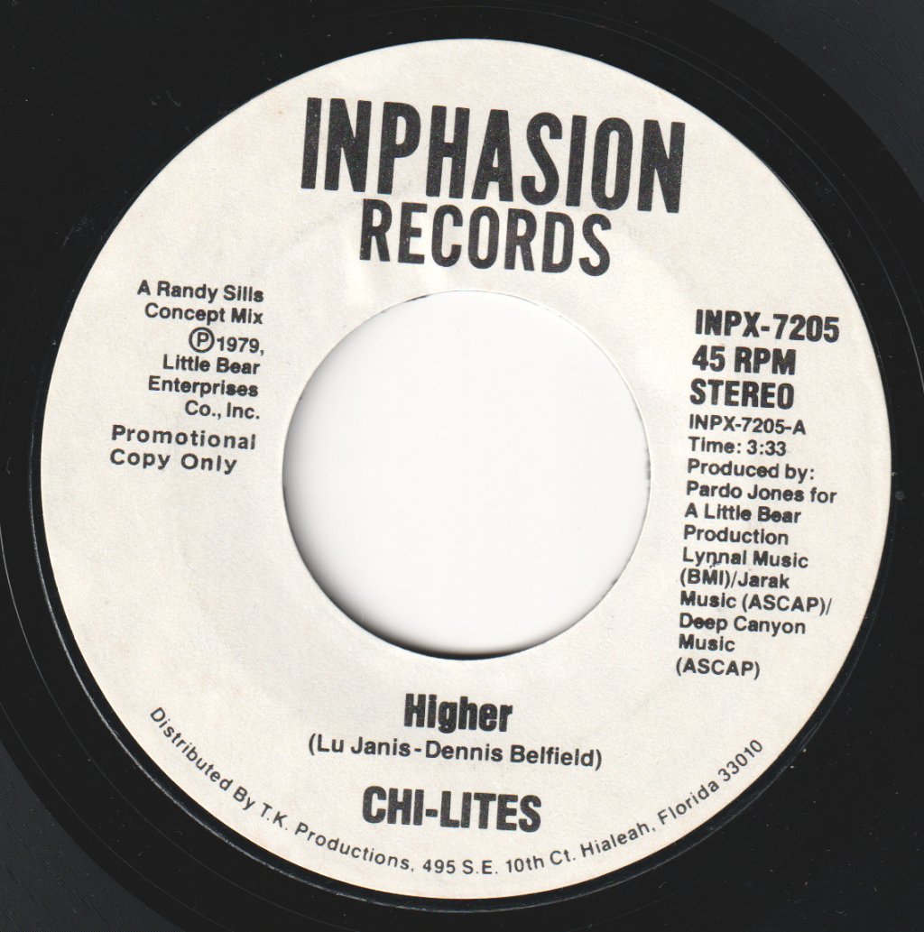 Chi-Lites - Higher - 7 Inch