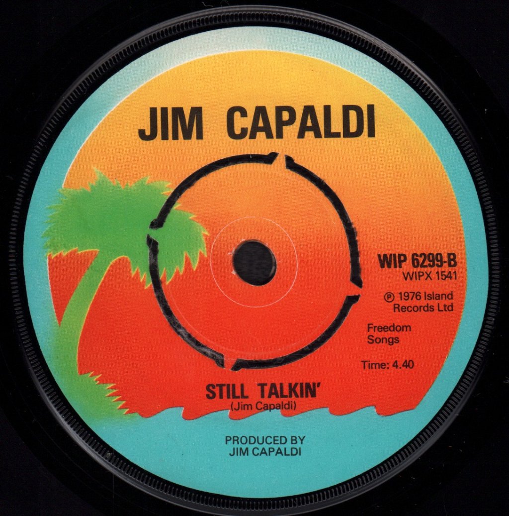 Jim Capaldi - Talkin' Bout My Baby - 7 Inch
