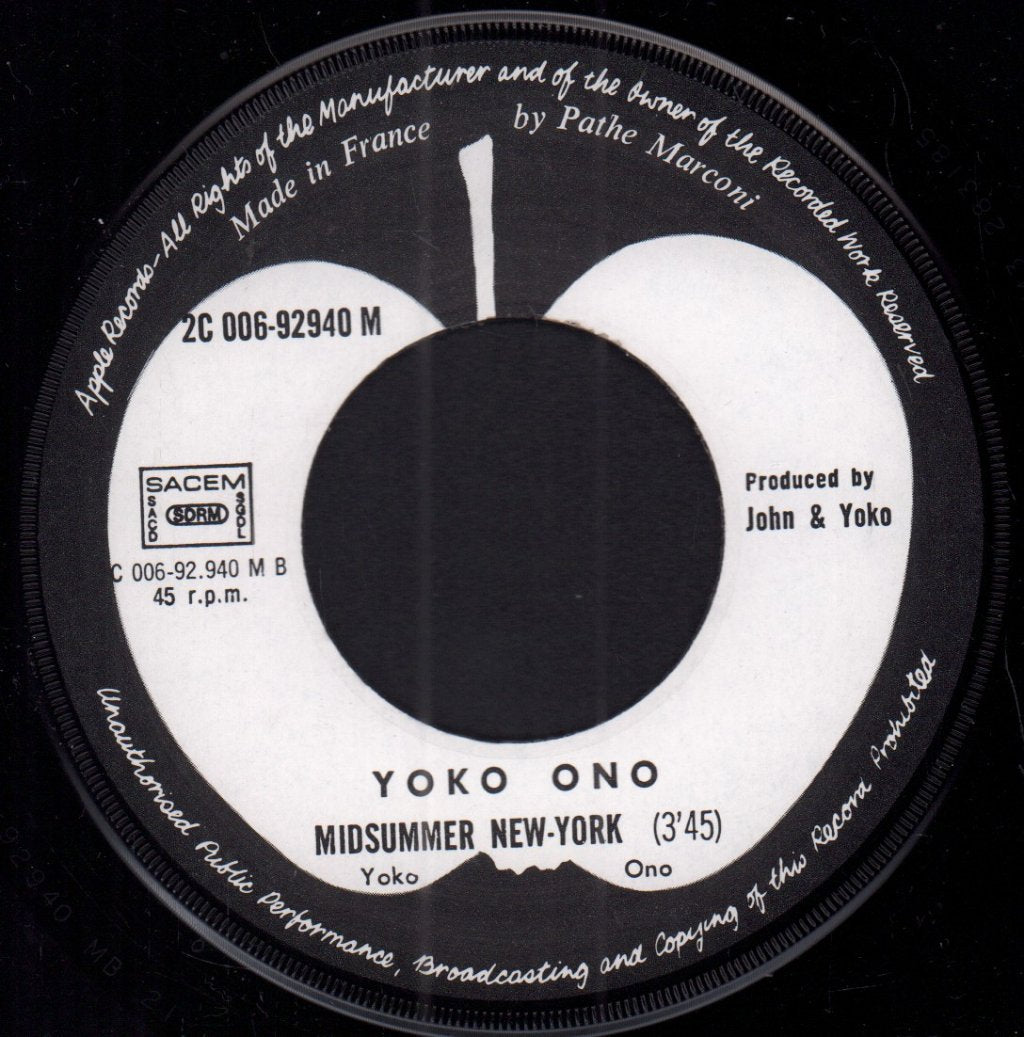 Yoko Ono - Mrs Lennon - 7 Inch