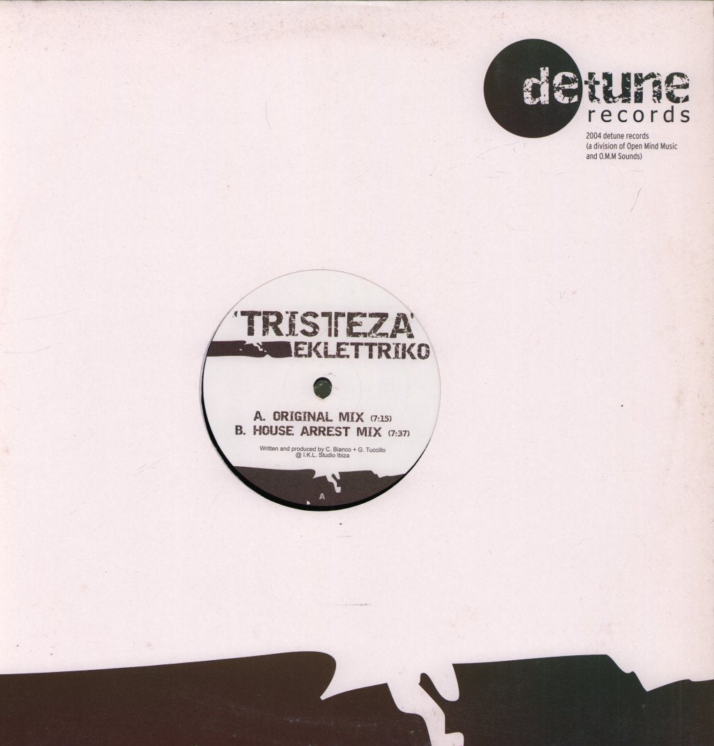 Eklettriko - Tristeza - 12 Inch