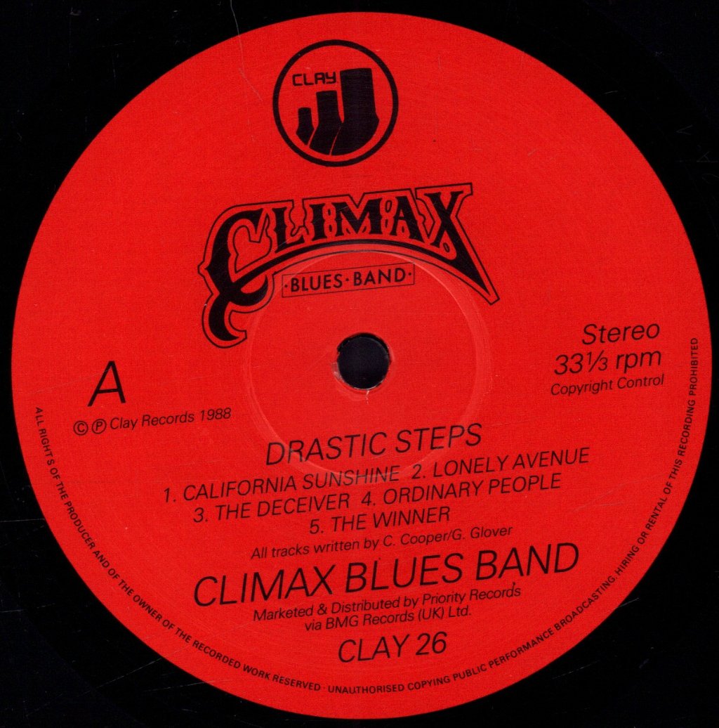 Climax Blues Band - Drastic Steps - Lp