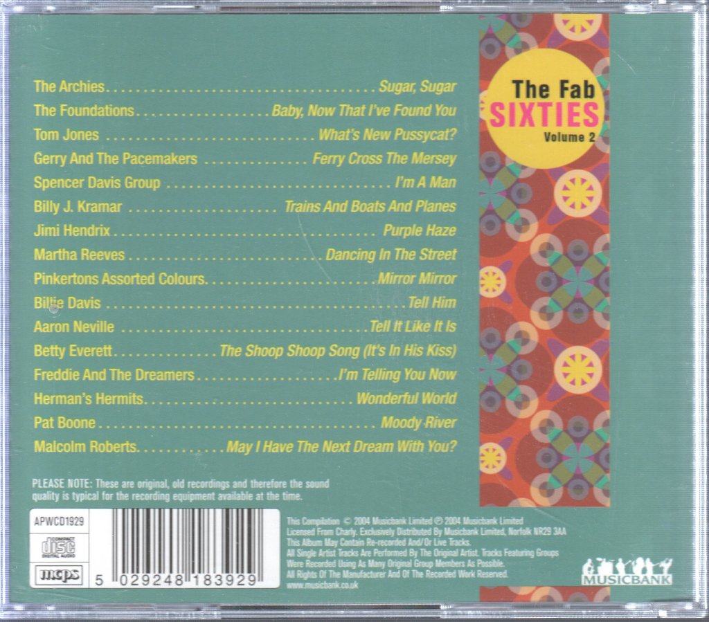 Various - Fab Sixties Volume 2 - Cd