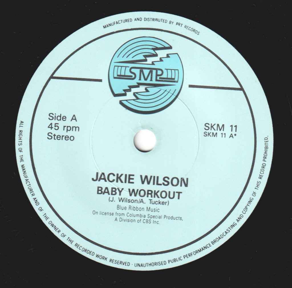 Jackie Wilson - Baby Workout - 7 Inch