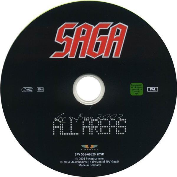 Saga - All Areas - Live In Bonn 2002 - Double Dvd