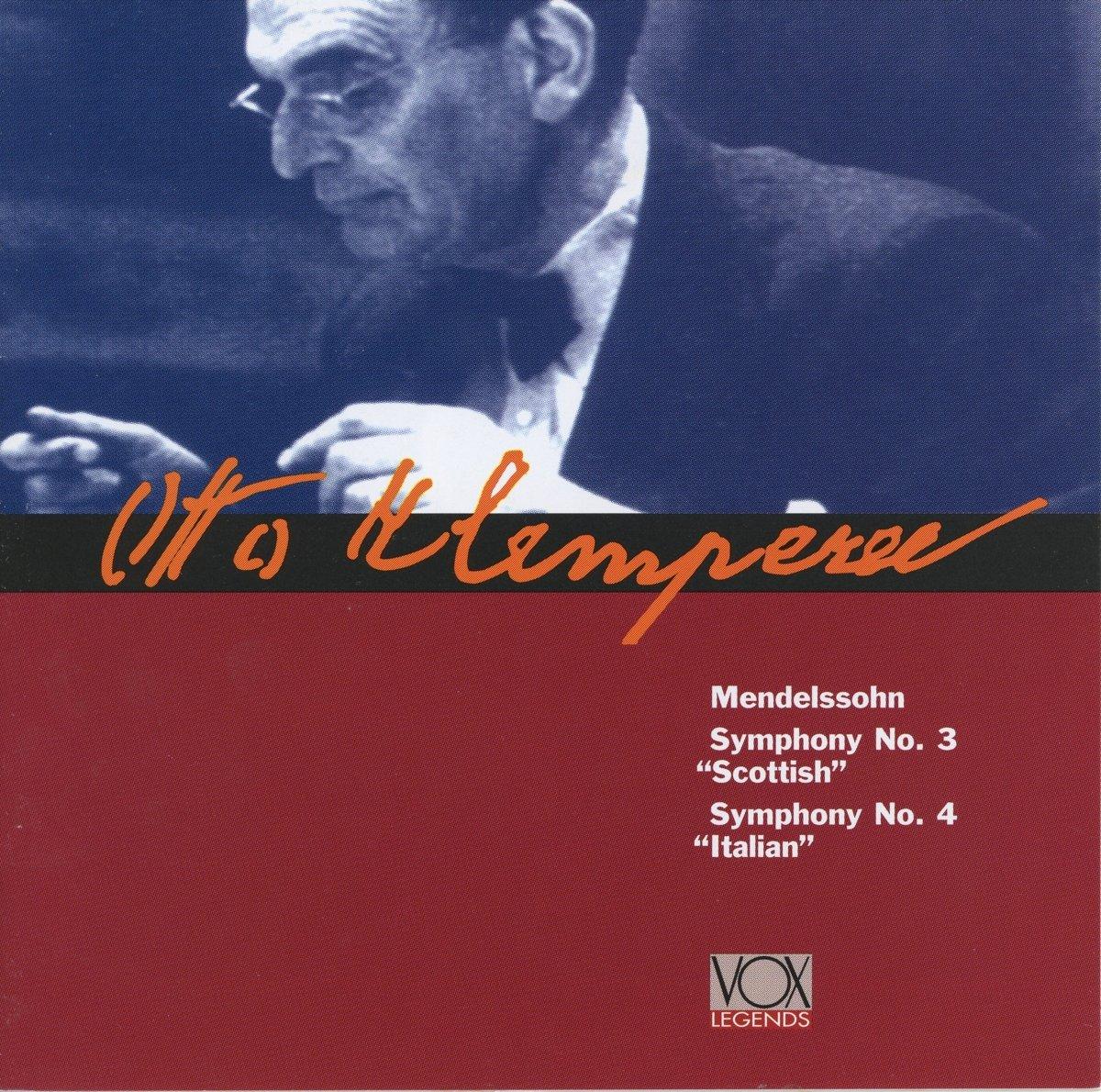Vienna Symphony Orchestra - Mendelssohn: Symphony No. 3, 'scottish' / Symphony No. 4 'italian - Cd