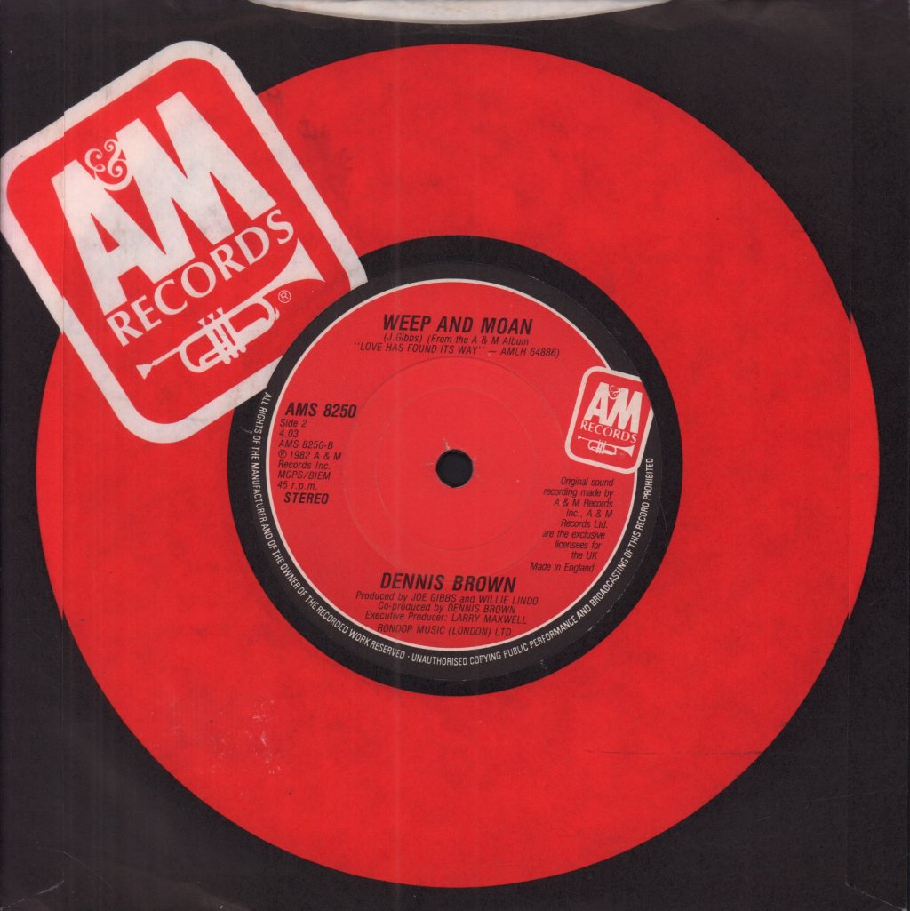 Dennis Brown - Halfway Up Halfway Down - 7 Inch