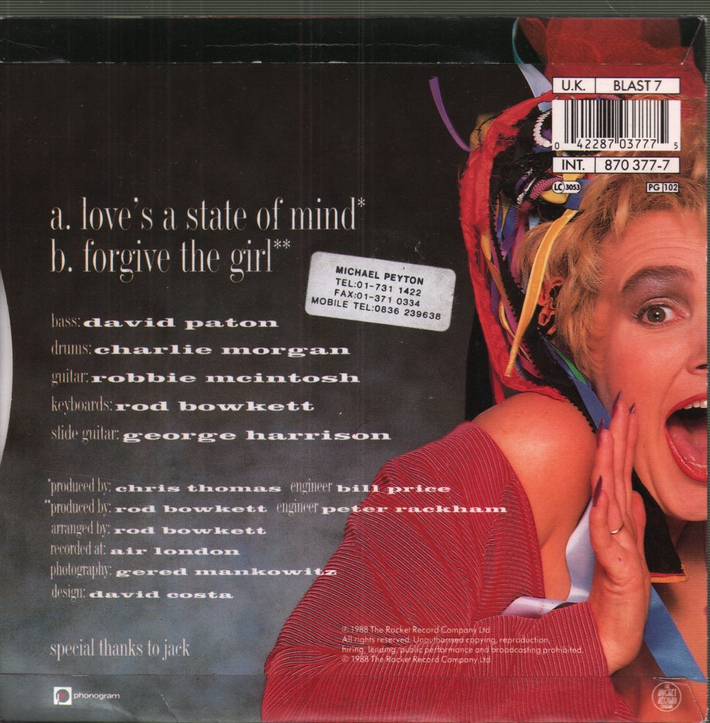 Sylvia Griffin - Love's A State Of Mind - 7 Inch
