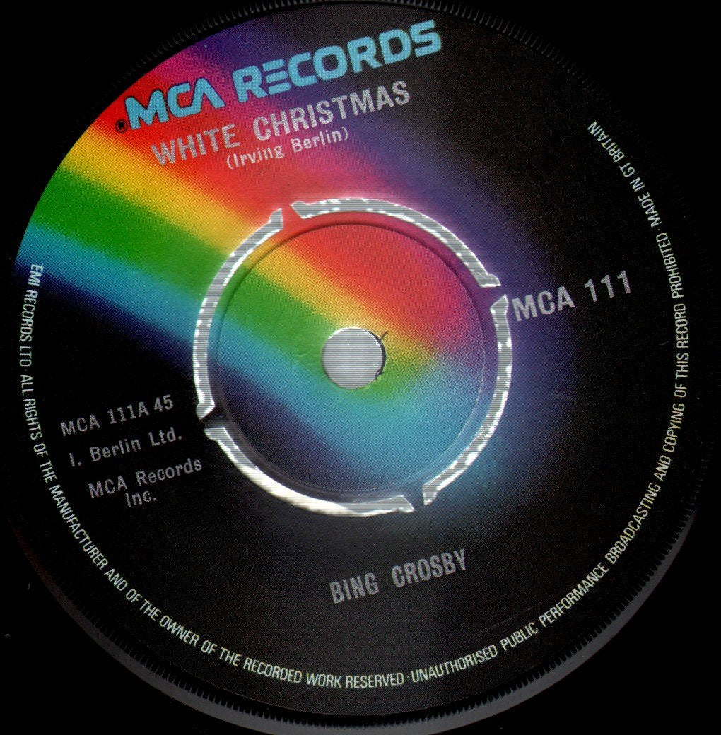 Bing Crosby - White Christmas - 7 Inch