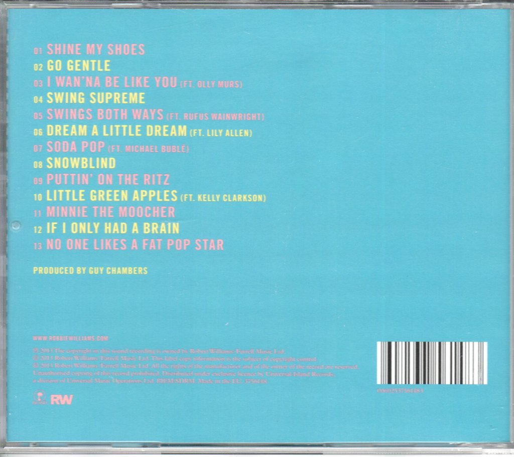 Robbie Williams - Swings Both Ways - Cd