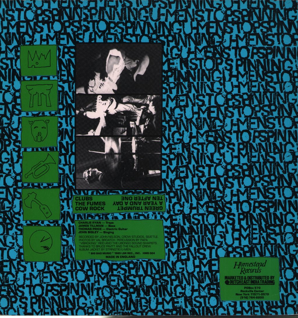 U-Men - Stop Spinning - 12 Inch