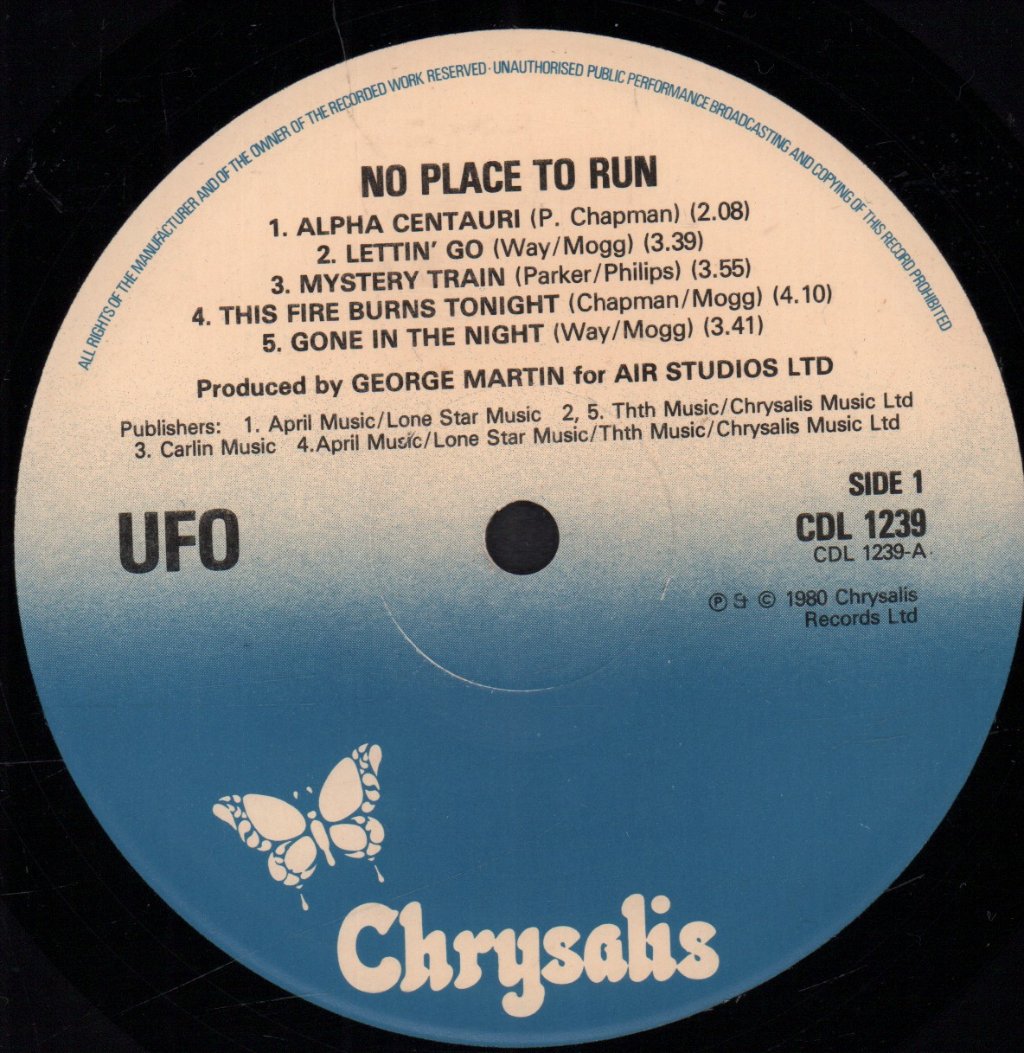 UFO - No Place To Run - Lp