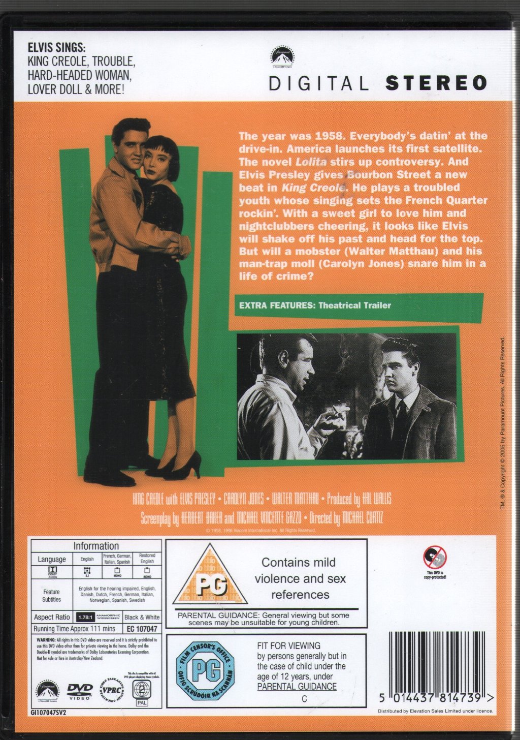Elvis Presley - King Creole - Dvd