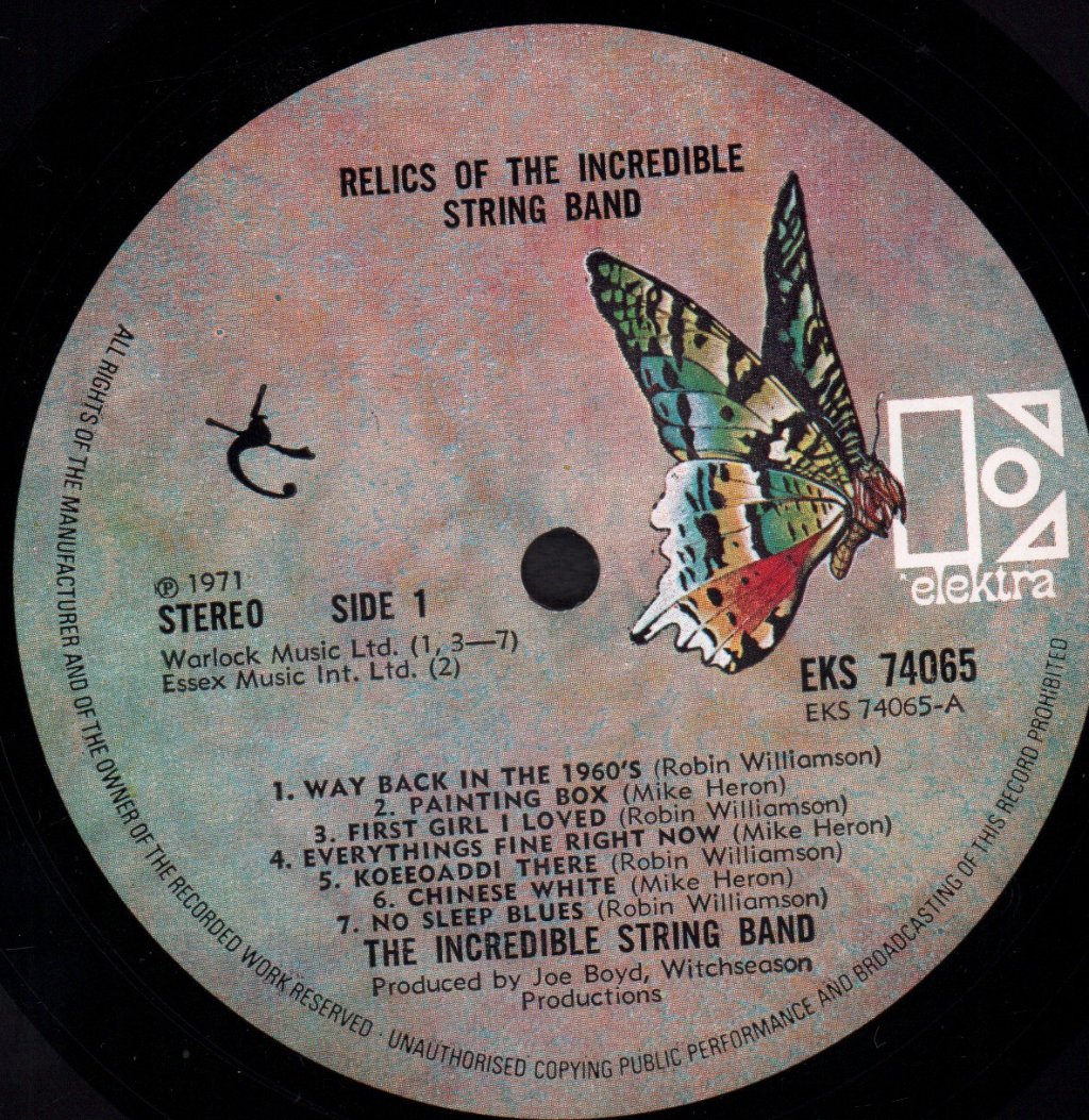 Incredible String Band - Relics Of - Lp