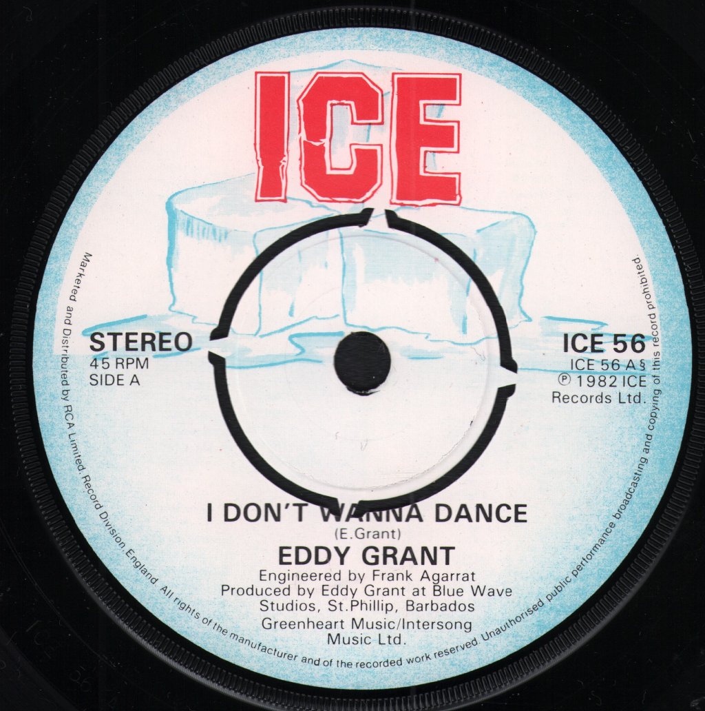 Eddy Grant - I Don't Wanna Dance - 7 Inch