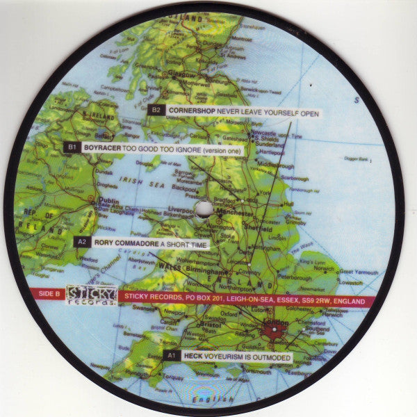 Various Artists - Around The World With Sticky Records - 7 Inch