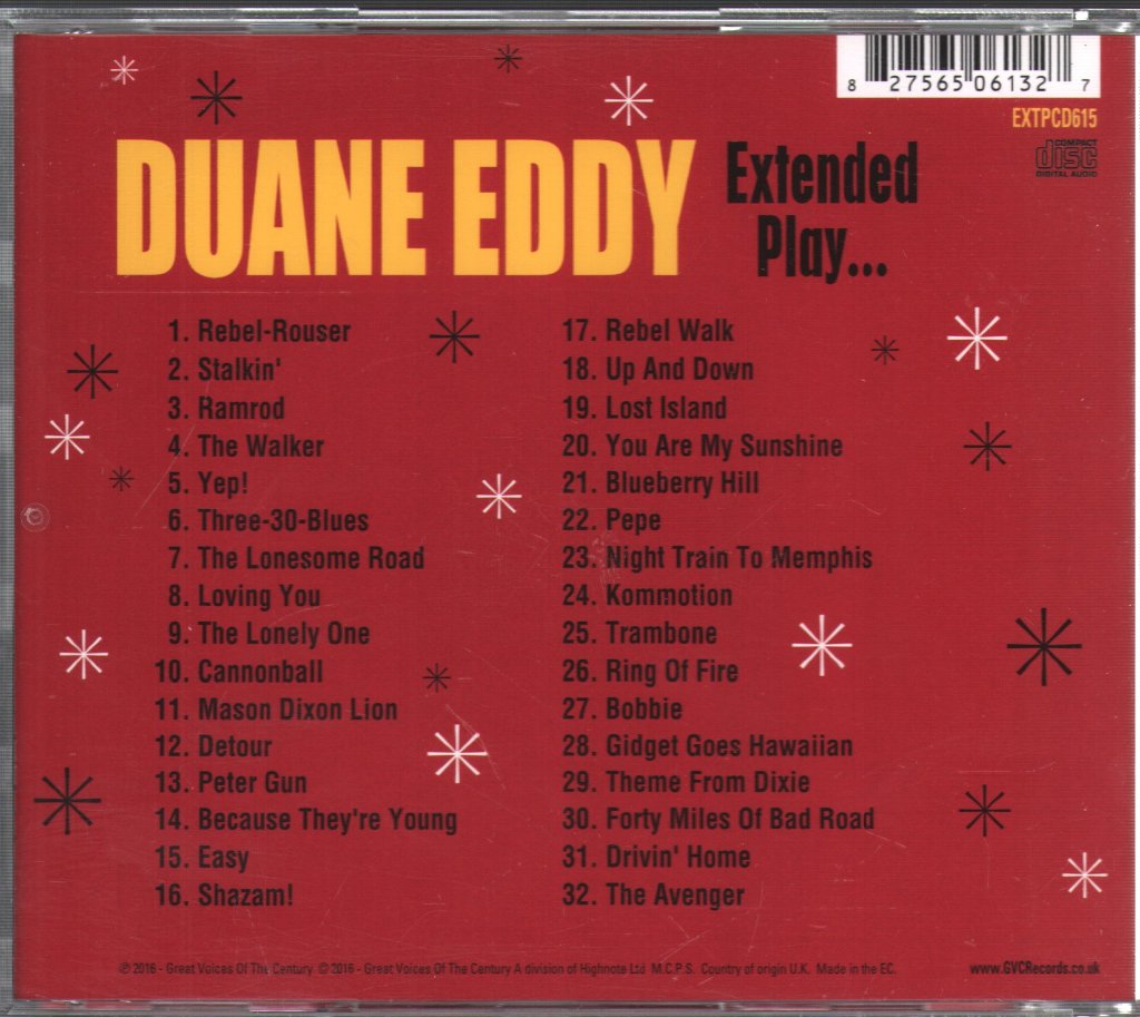 Duane Eddy - Extended Play... - Cd