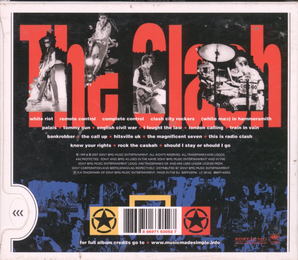 Clash - Singles - Cd