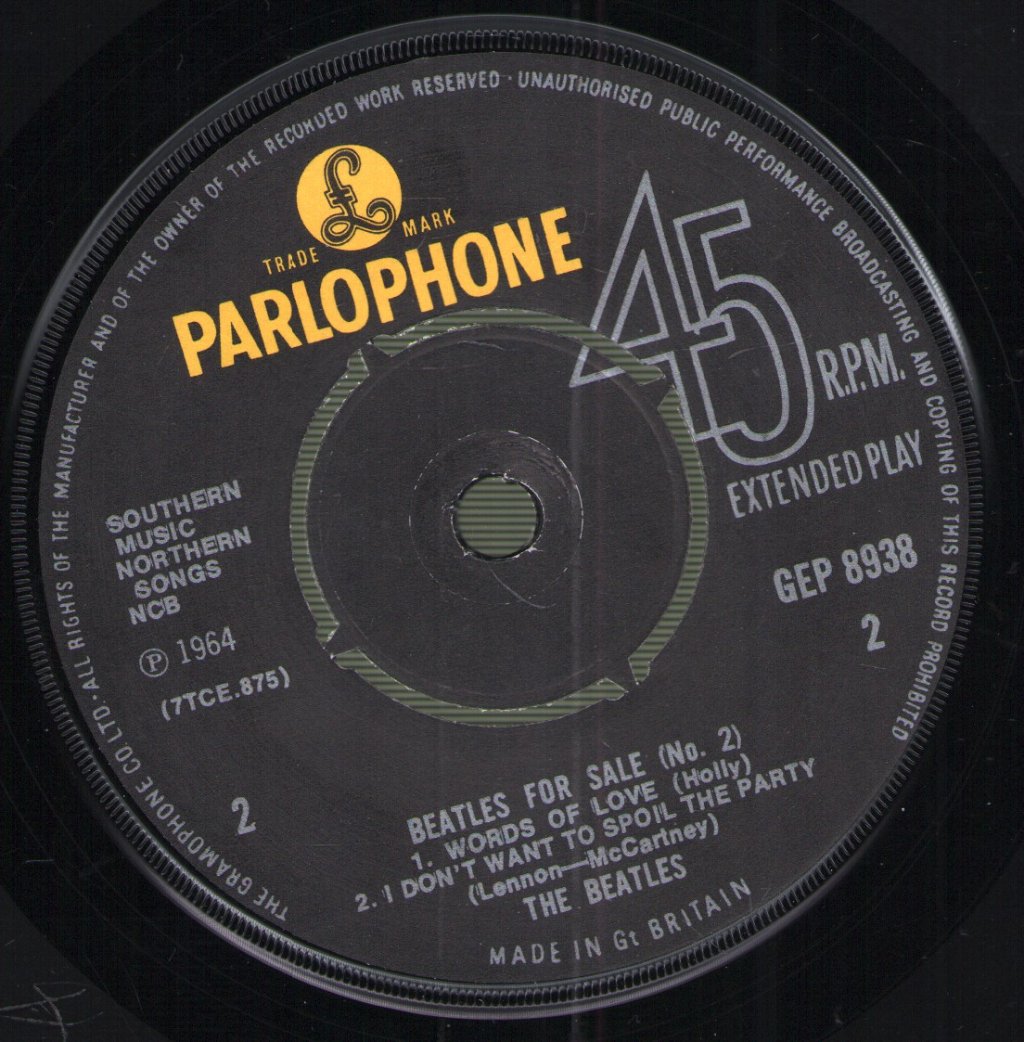 Beatles - Beatles For Sale (No. 2) - 7 Inch