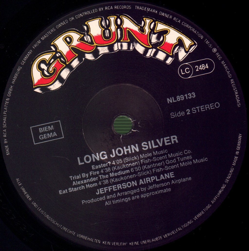 Jefferson Airplane - Ling John Silver - Lp