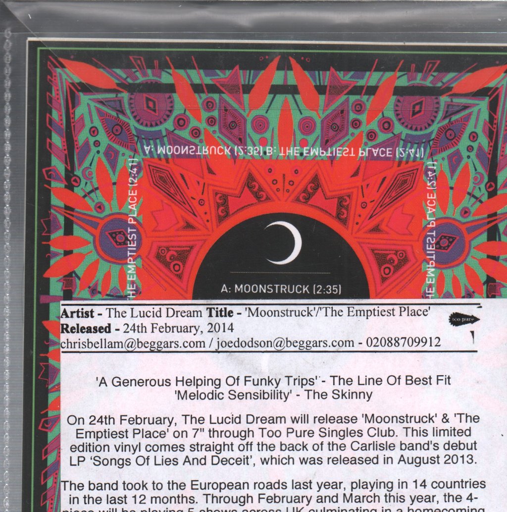 Lucid Dream - Moonstruck/Emptiest Place - Cdr