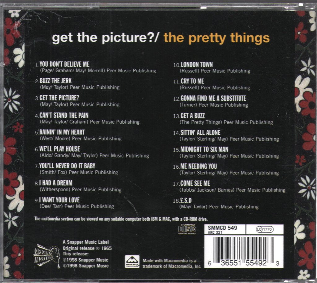 Pretty Things - Get The Picture? - Cd