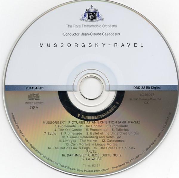 Royal Philharmonic Orchestra, Jean-Claude Casadesus - Mussorgsky / Ravel - Pictures At An Exhibition / Daphnis Et Chloé: Suite No. 2, La Valse - Cd