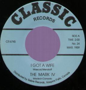 Mark Iv - I Got A Wife - 7 Inch