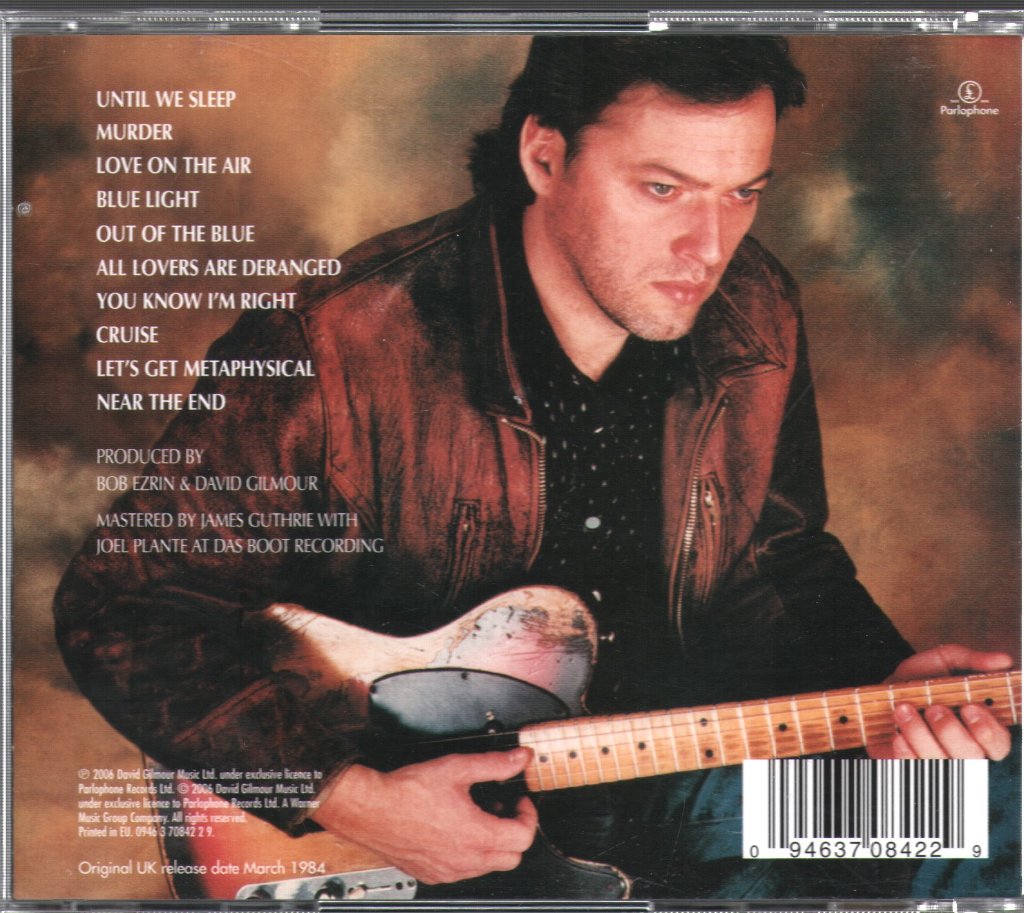 David Gilmour - About Face - Cd