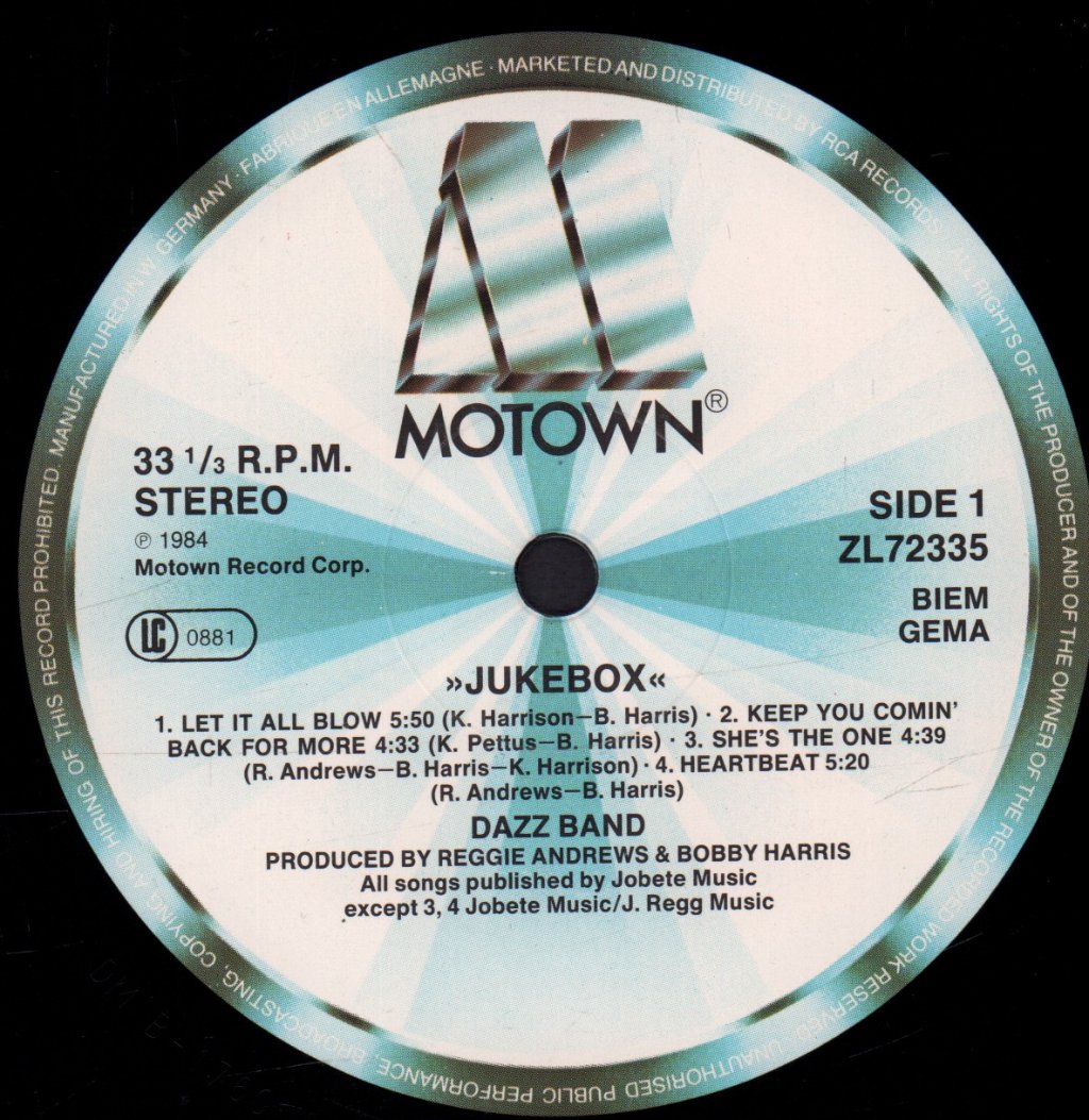 Dazz Band - Jukebox - Lp