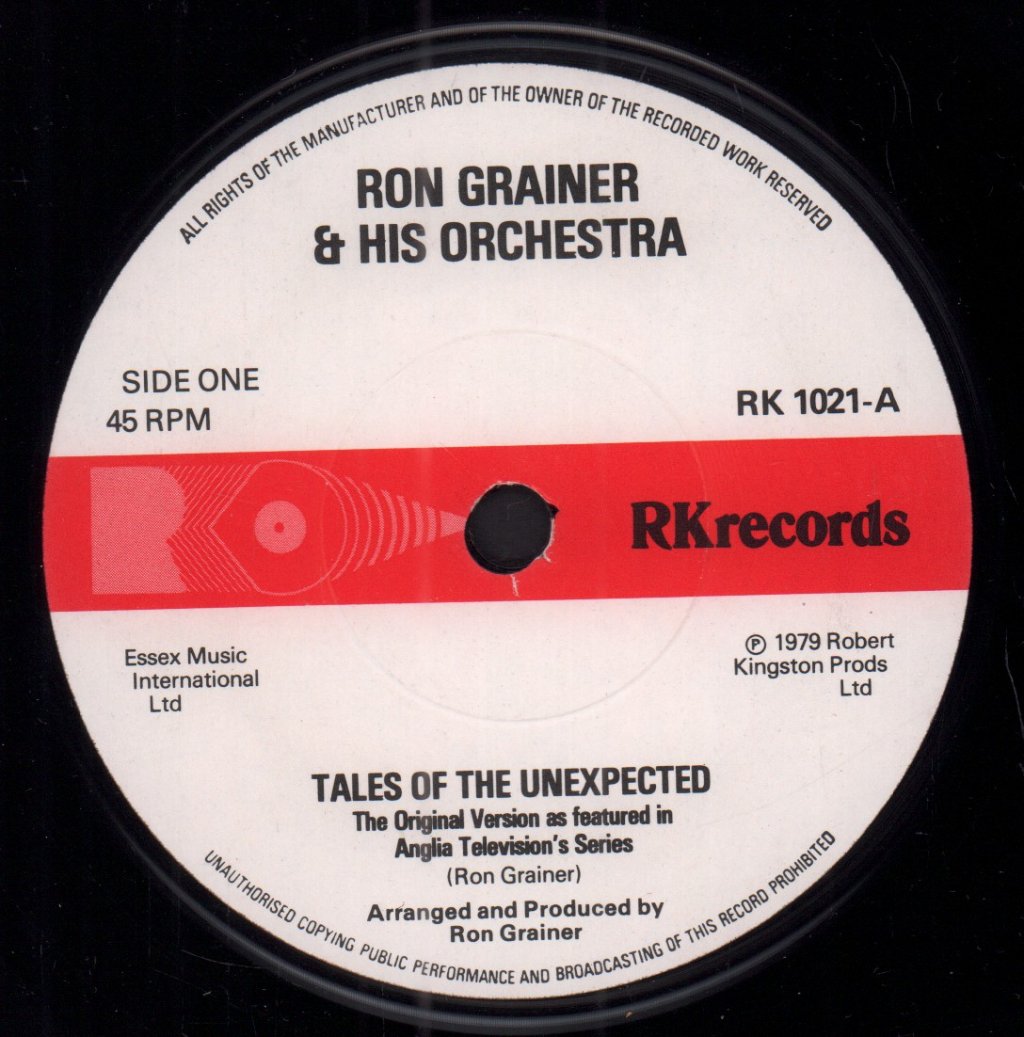 Ron Grainer Orchestra - Tales Of The Unexpected - 7 Inch