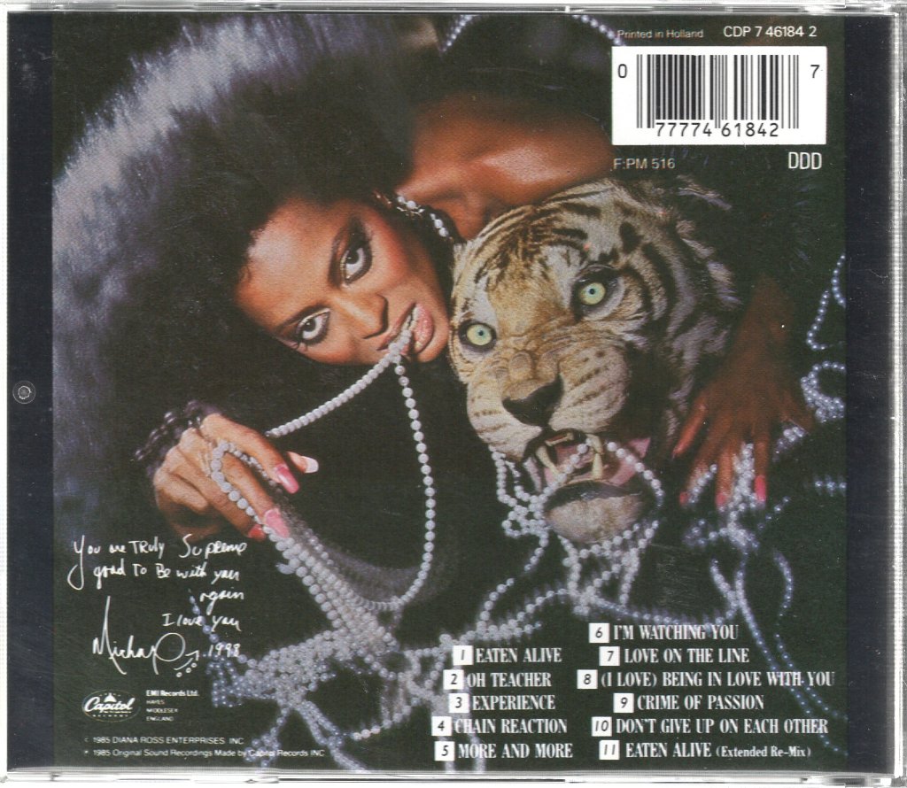 Diana Ross - Eaten Alive - Cd