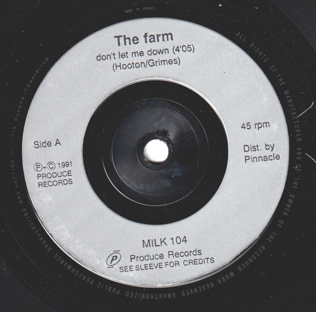 Farm - Don't Let Me Down - 7 Inch