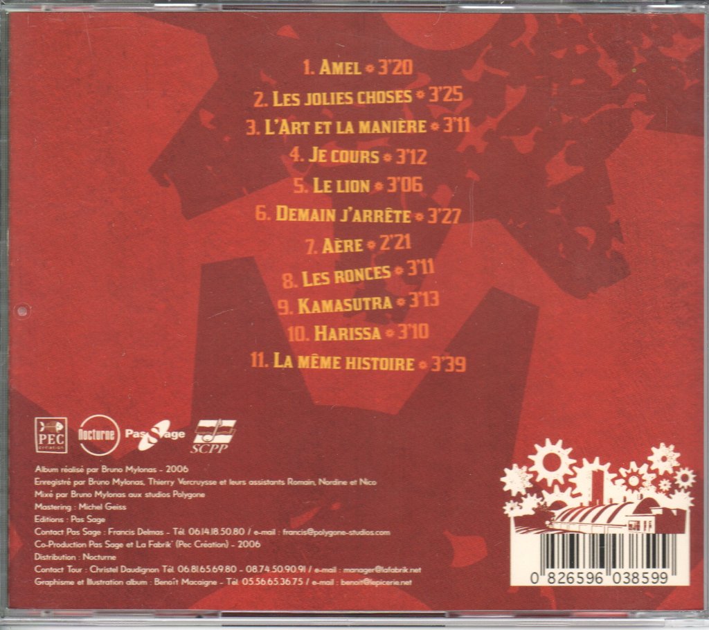 La Fabrik - Engrenages - Cd